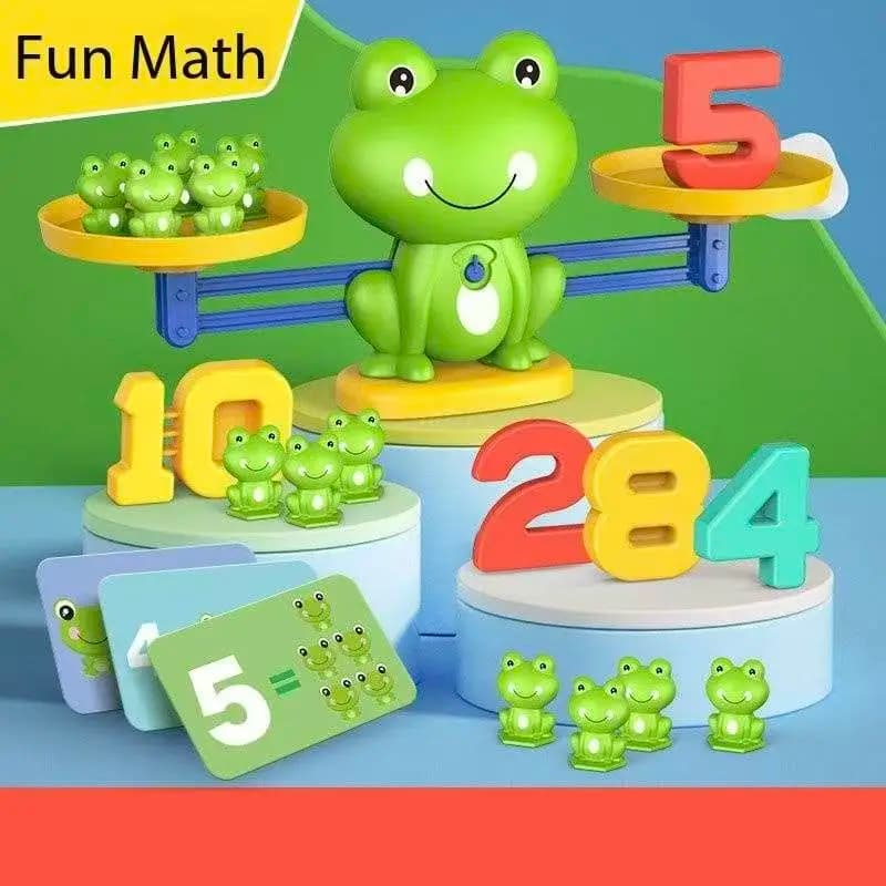 Children's Early Education Mathematical Intelligence Math Toys Funny Frog Scale Addition Subtraction Balance Enlightenment Toys