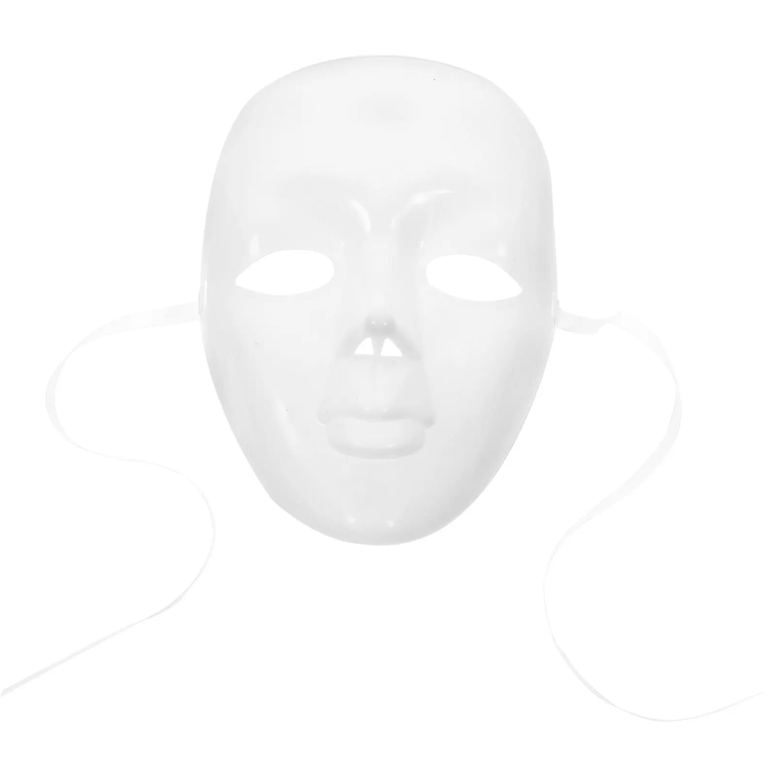 Maschera Bianca Fai-da-Te Pitturabile per Artigianato, Decorazioni, Feste, Carnevale, Photo Booth, Cosplay, Eventi Danzanti