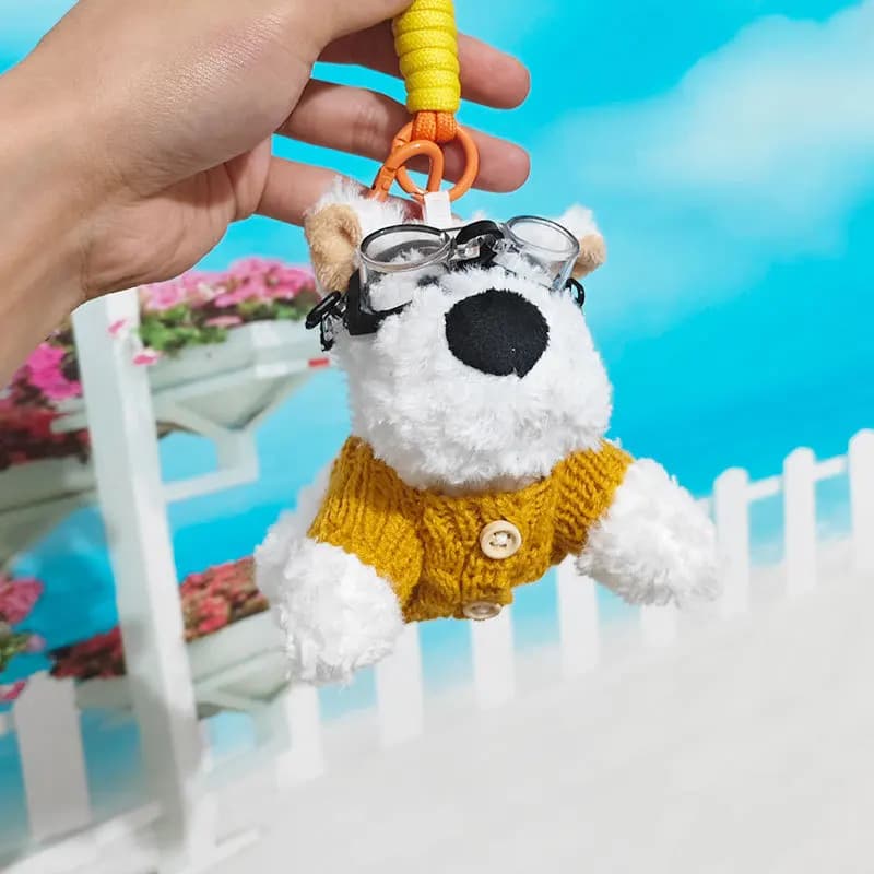 Occhialini da nuoto creativi, West Highland, Stray Dog, Portachiavi, Borsa, Ciondolo, Bambola, Ciondolo carino, Regalo