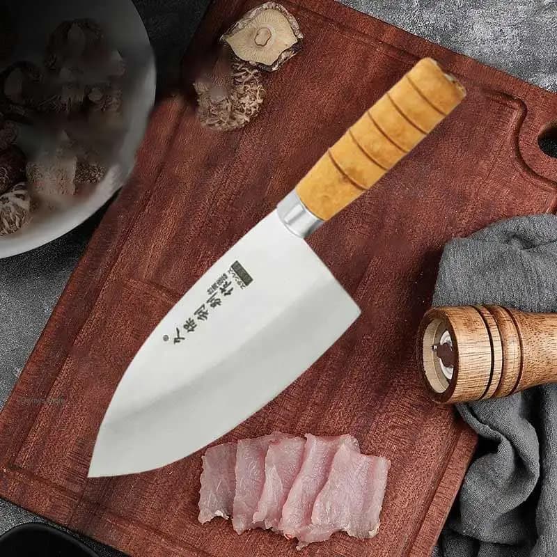 Kitchen knife 4 cr13 Steel Peeling kitchen raw fish knife Killing kitchen knife for seafood professional tool for lobster processing