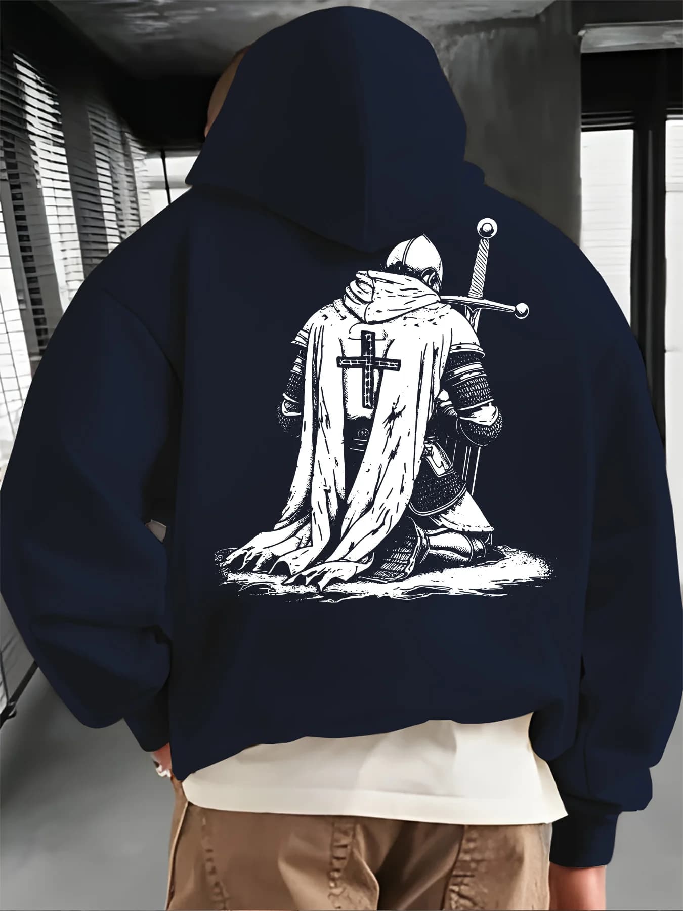 New men's printed hooded sweatshirtwithkangaro pockets comfortable casualand ashionable forautumnandwinter hooded pullover shirt