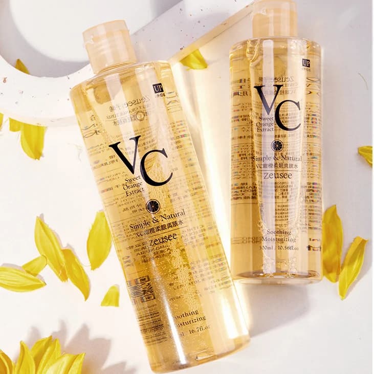 Vitamin C tonic refreshing moisturizing 300ml/150ml VC serum face cream whitening deep face Esse