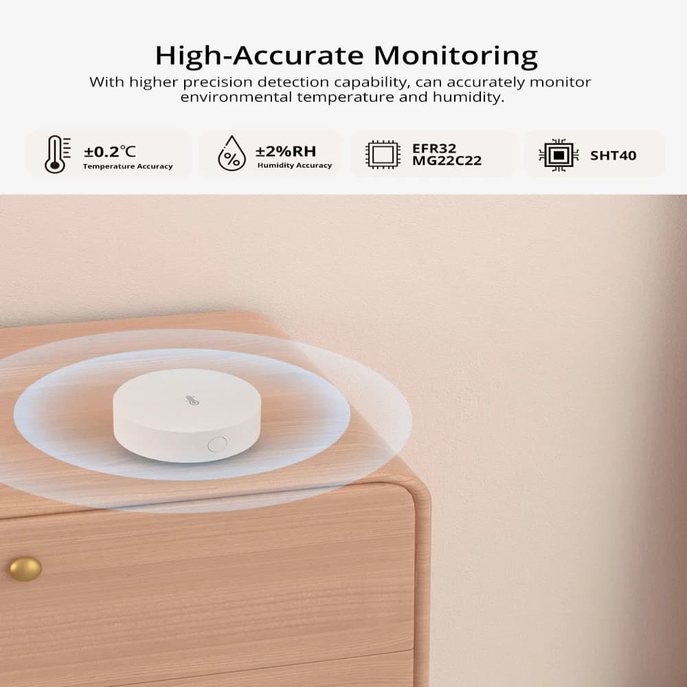 SONOFF SNZB-02P Thermometer with temperature and humidity sensor Smart ZigBee Works with ZB Bridge Pro voice control via Alexa Google