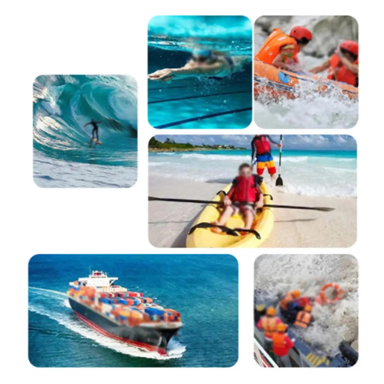 Giubbotto di Salvataggio con Dispositivo di Galleggiamento e Fischietto di Emergenza per Sport Acquatici, Surf, Nautica, Kayak, Nuoto
