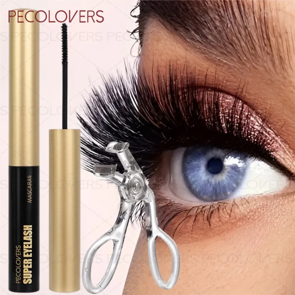 3D black mascara set of 2 pieces/set - Waterproof, not agglomerating, creates thick eyelashes