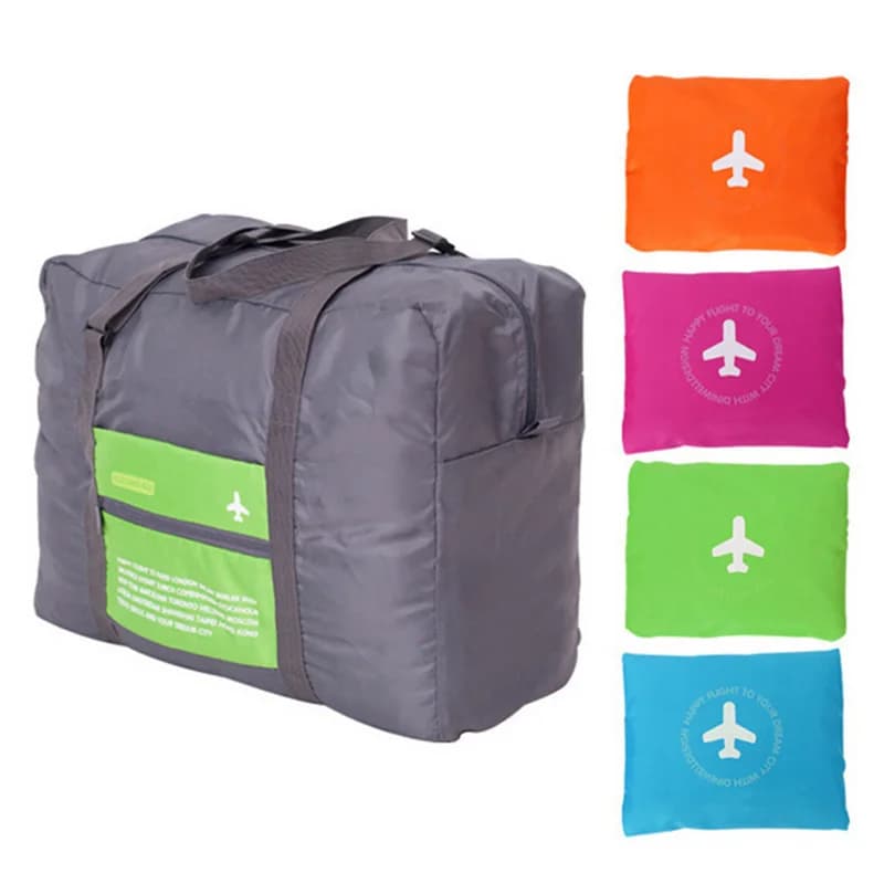 Aereo quadrato pieghevole coreano La borsa tote Borsa impermeabile Cubi da imballaggio per viaggi Borsa da viaggio per weekend in tessuto Oxford