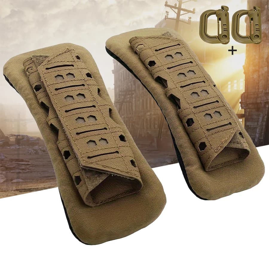 Magic Sticky Shoulder Pad with Laser Cutting Expansion System Comfortable Buffer Pad Compatible with Vest Backpack
