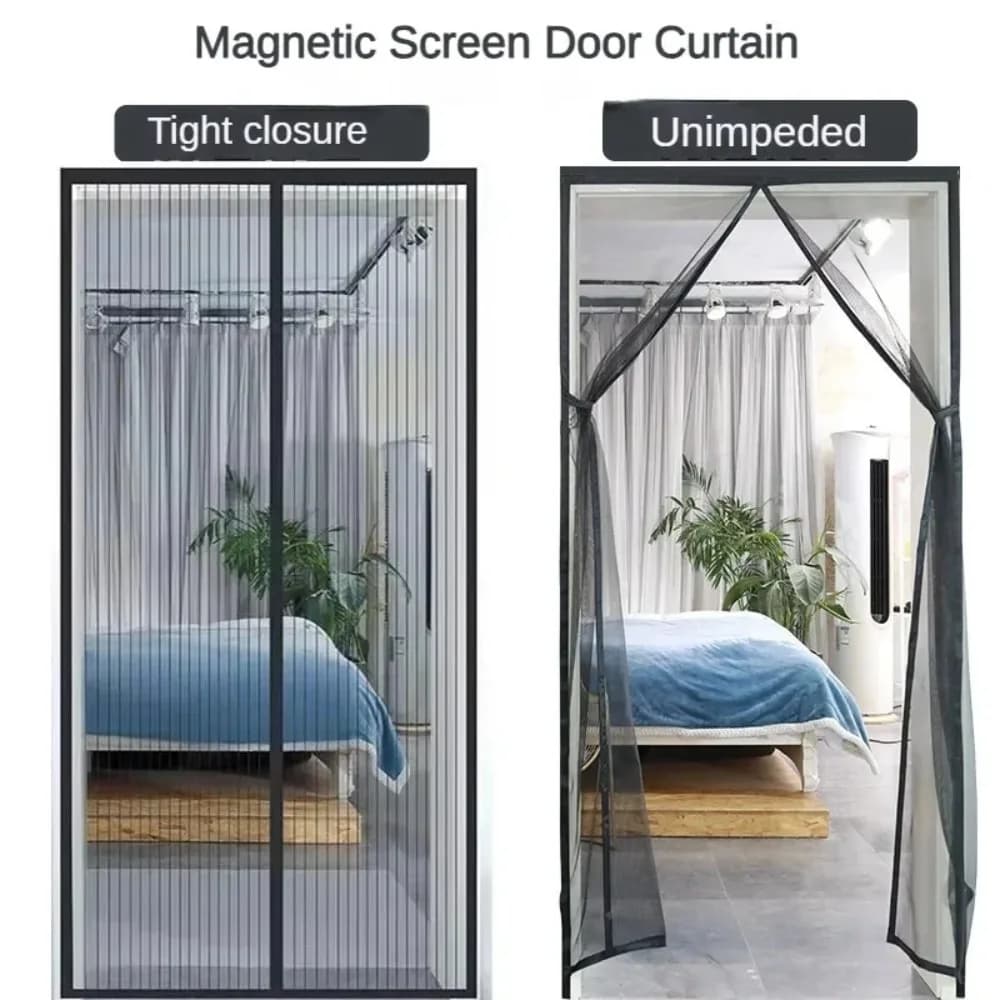 Zanzariera Magnetica per Finestre e Porte, Tenda Anti-zanzare con Chiusura Automatica, per Ventilazione Domestica