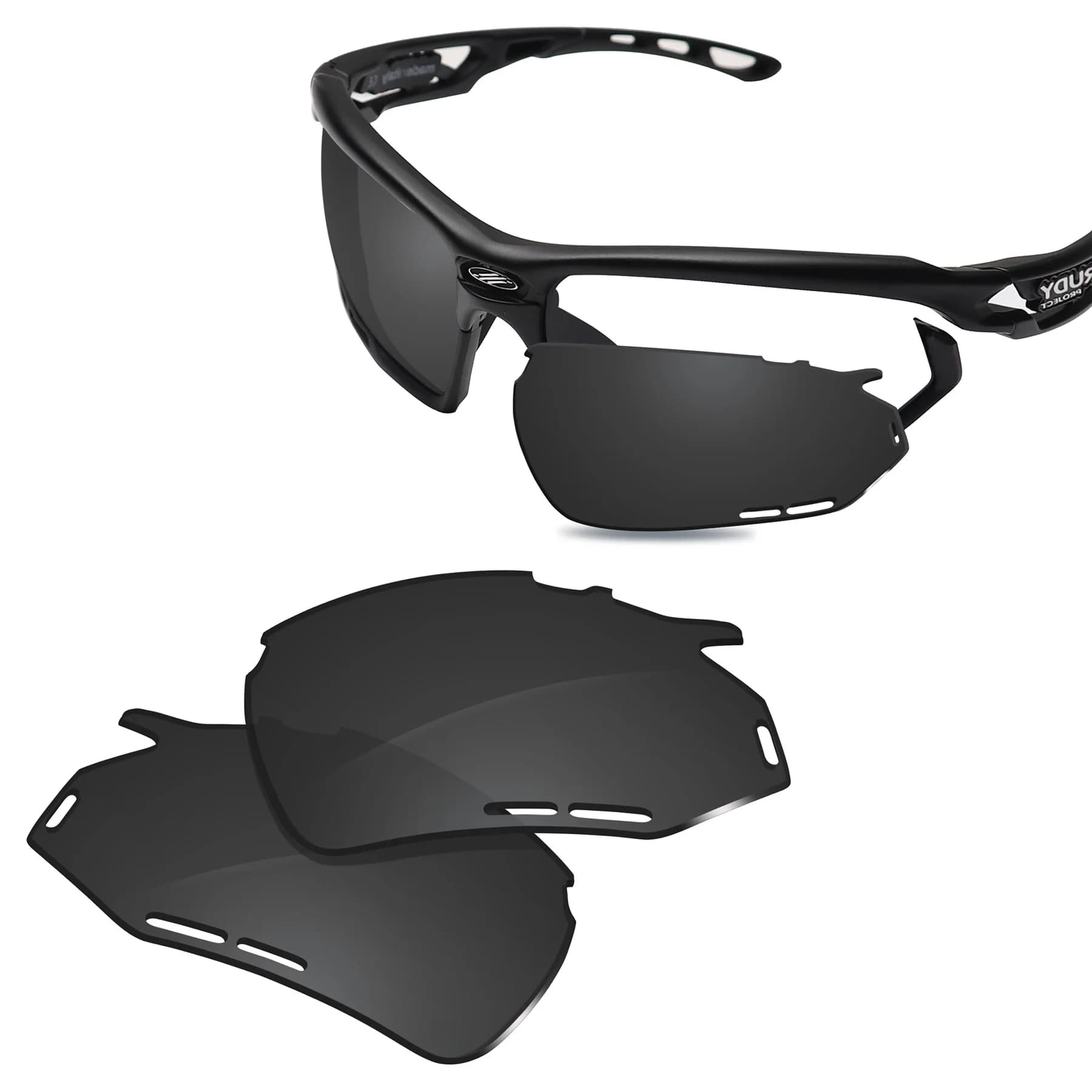 Lenti polarizzate Glintbay UV400 Sostituzione protettiva per occhiali da sole Rudy Project Fotonyk