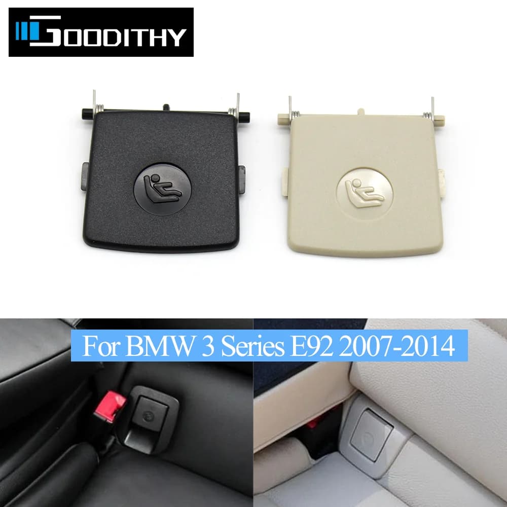 LHD & RHD Coupe Car Interior Rear Child Restraint Seat Cover for BMW series 3 E92 2007-2014 52206970744 52206970746