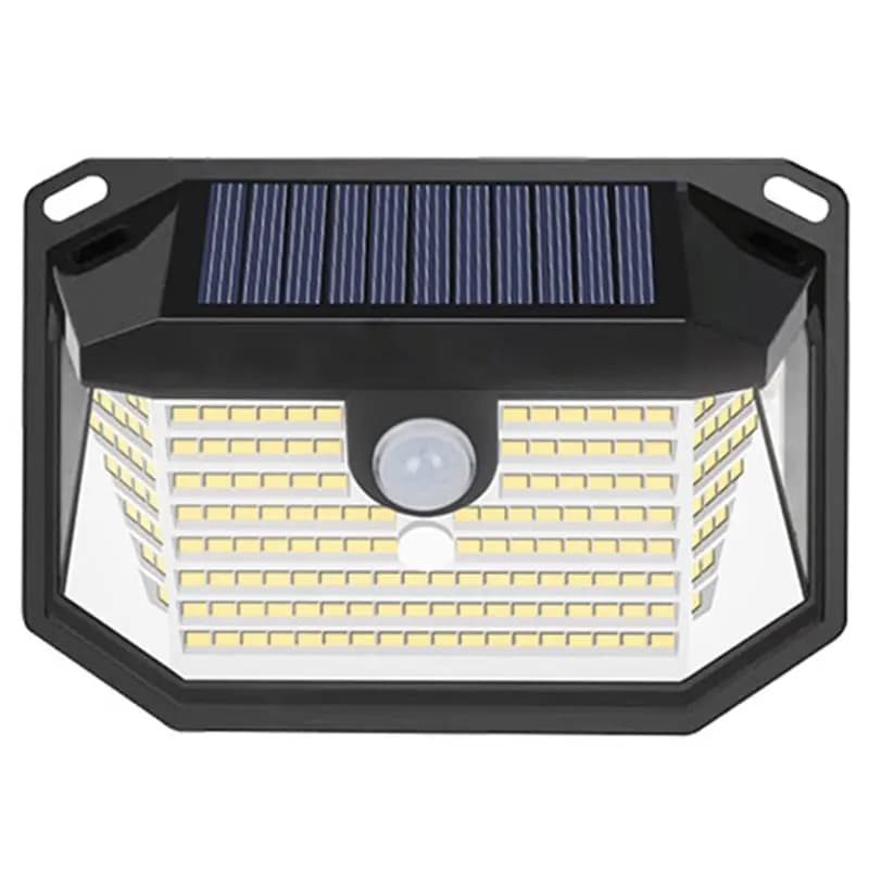 [NEW!A25P】 Waterproof Solar Powered Motion Sensor Light 270° Wide Angle LED For Outdoor Security