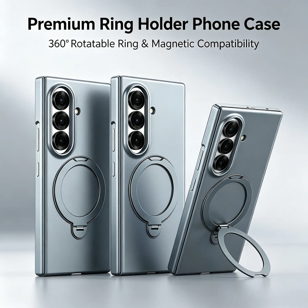 Magnetic Hinge All-included Case For Samsung Galaxy Z Fold 8 Ultra 7 6 5 4 With Fingerprint-proof Front Cover