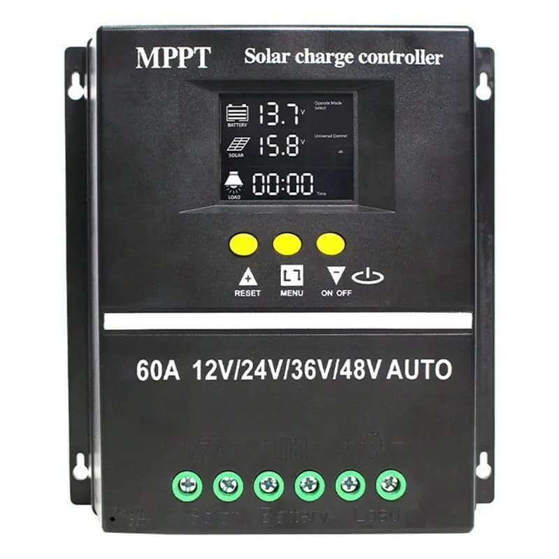 New Tech Solar Charge Controller Intelligent Regulator Lifepo4 Battery Charging For 12V-48V Auto RV Lead Acid Lithium