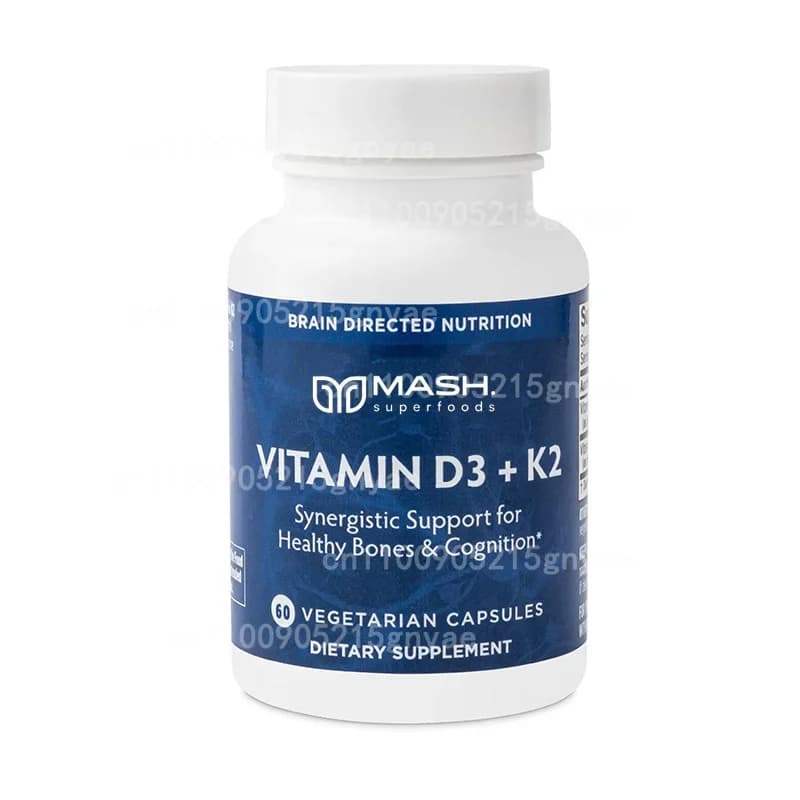 2-in-1 supplement of Vitamin K2 + D3 Easily Absorbable | Supplement for Heart, Bones and Tooths – 60 Capsules (30 portions)