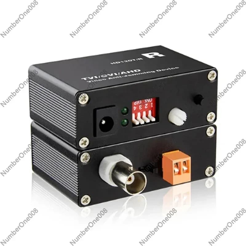 Trasmettitore Video Balun a Lungo Raggio 500M 1CH, Kit Estensore per Telecamere CCTV 5.0MP AHD/CVI/TVI per Sistemi di Sorveglianza