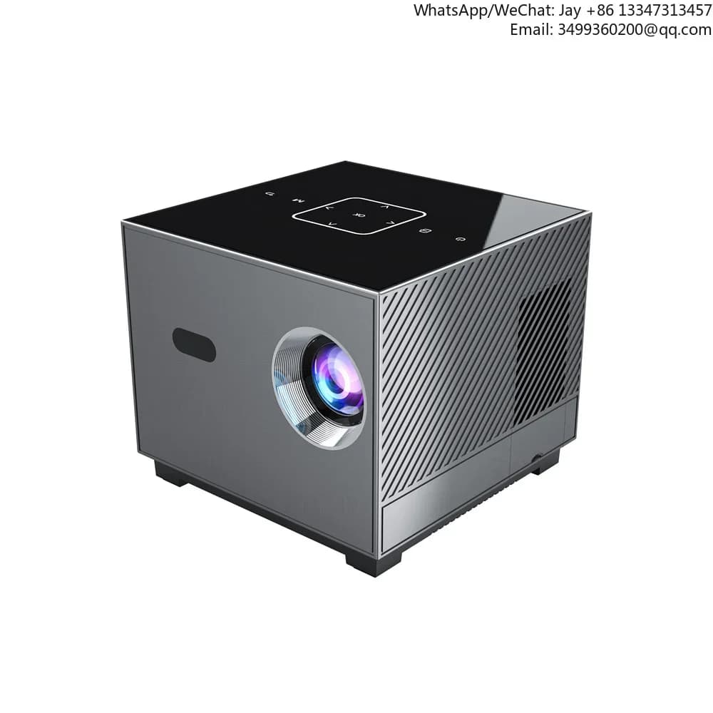 Proiettore Mini LCD Smart Android per Home Theater Wireless, 170 ANSI Lumen, Risoluzione Nativa 720P, Decodifica 4K, Schermo a Specchio LED