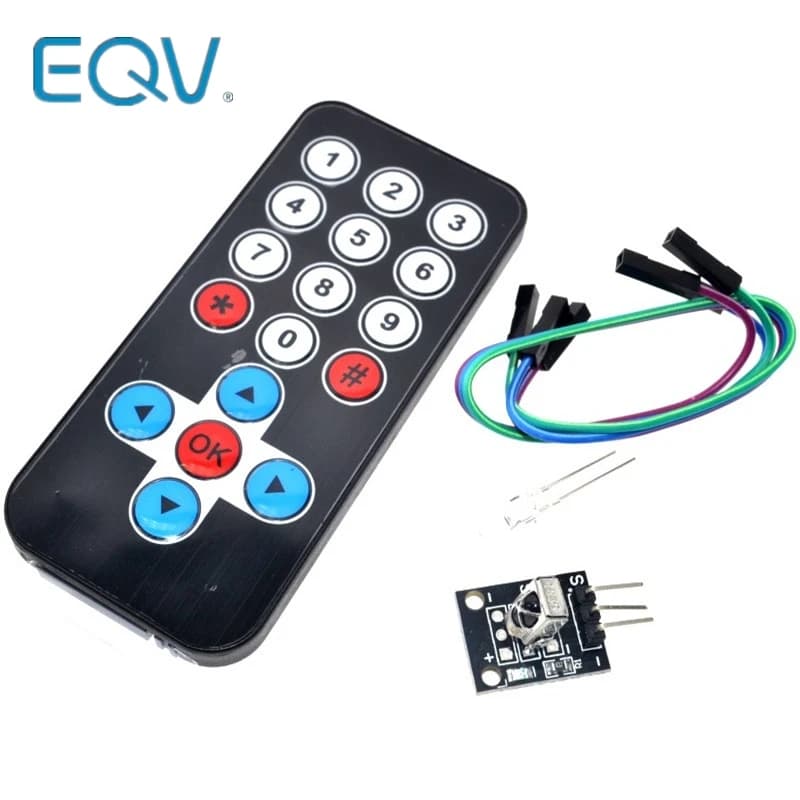 1 LOTTO IR A Raggi Infrarossi A Distanza Senza Fili Modulo di Controllo Kit FAI DA TE Kit HX1838 Per Arduino Raspberry Pi