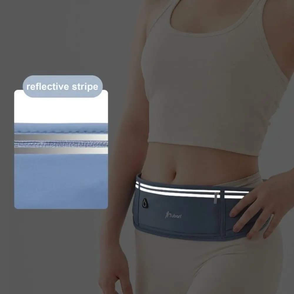 Casual Hidden Running Waist Bag Lightweight Belt Waist Pack Sports Belt Pouch Gym Bags Waterproof Mobile Phone Bag Men
