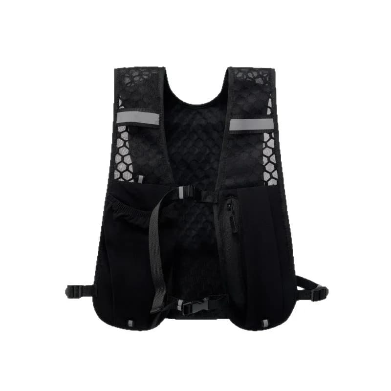 With Phone Pocket, Lightweight Hiking Vest Backpack, Reflective Hydration Water Bladder Pack for Marathon Trail Running