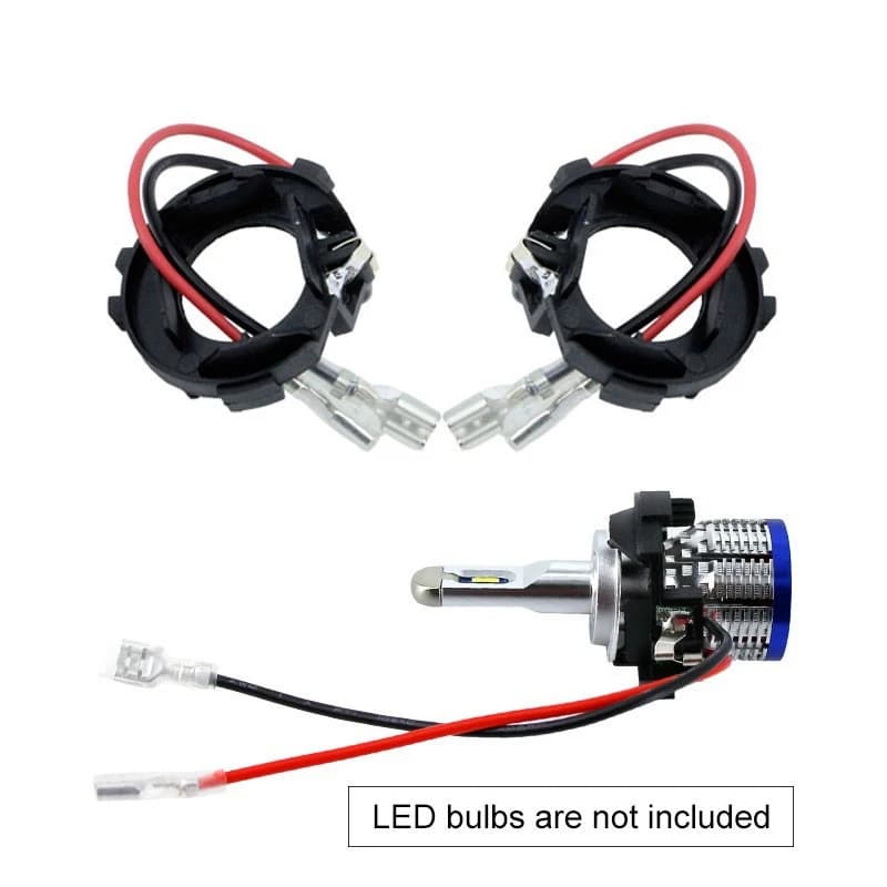 Supporto base adattatore di fissaggio per clip per lampadina a LED H7 per faro per auto presa per faro A114 Base per Golf 7