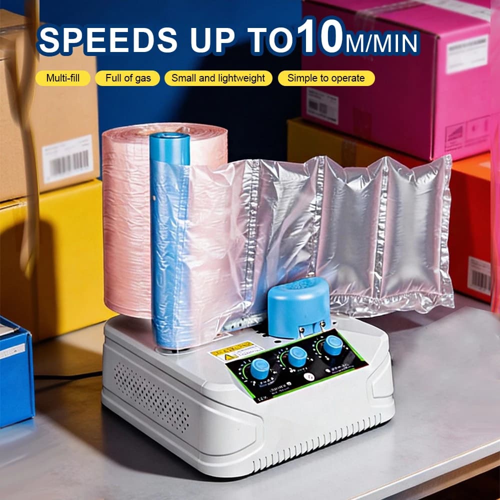 Small Automatic Air Bearing Inflatable 220V, Air Bubble Portable Machine For Packaging & Shipping