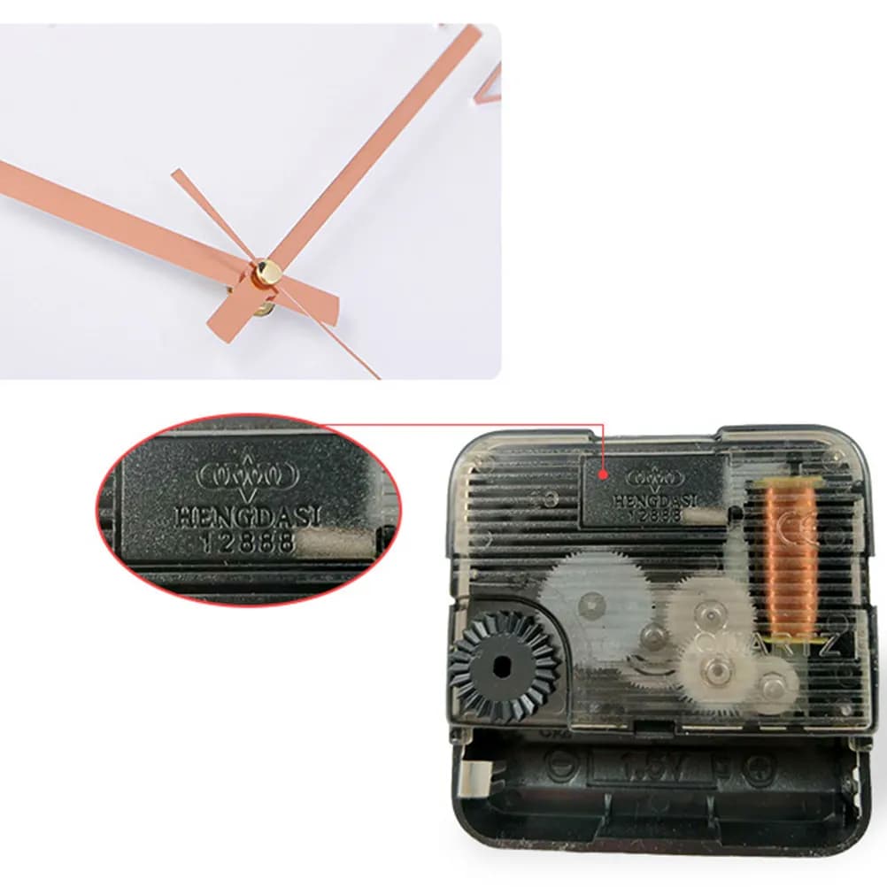 Orologio da Parete Silenzioso in Oro Rosa, 12 Pollici, Rotondo, per Camera da Letto, Soggiorno, Ufficio, Studio, Decorazione