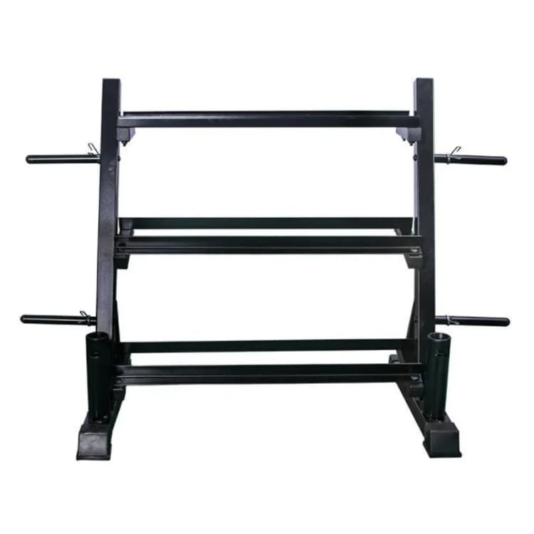 3-Layer Dumbbell & Barbell Bar Holder Rack Home Gym Storage