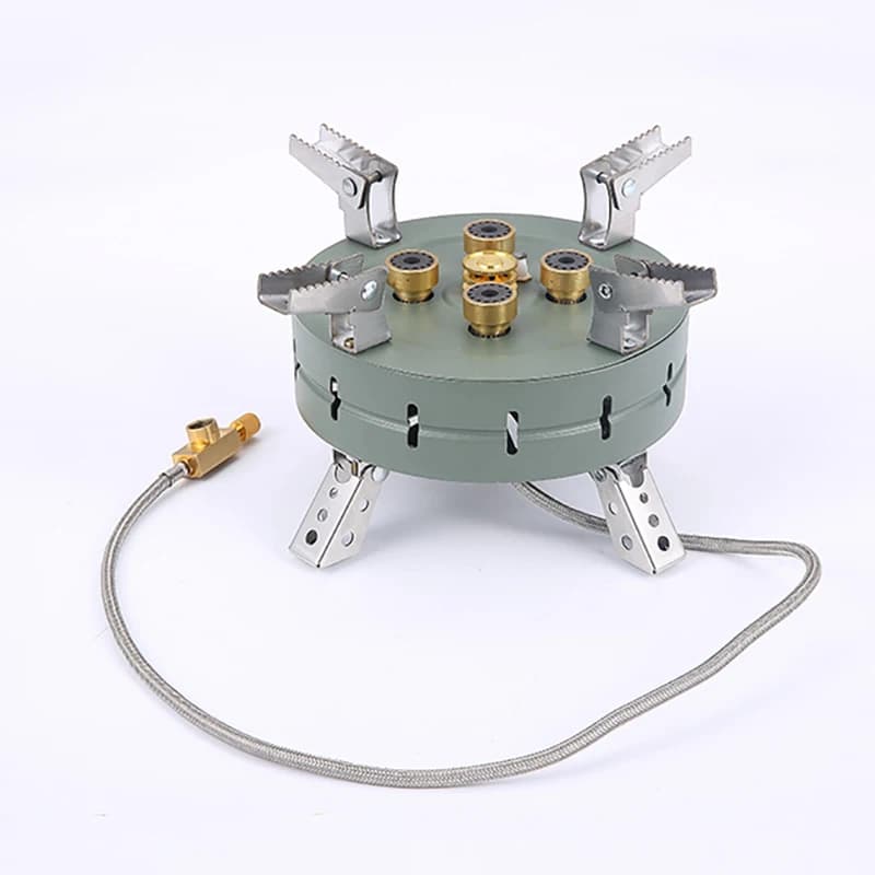 13800W Electronic Camping Stove, Gas Stove for Picnic at the Open, Strong Flame Stove for Excursions
