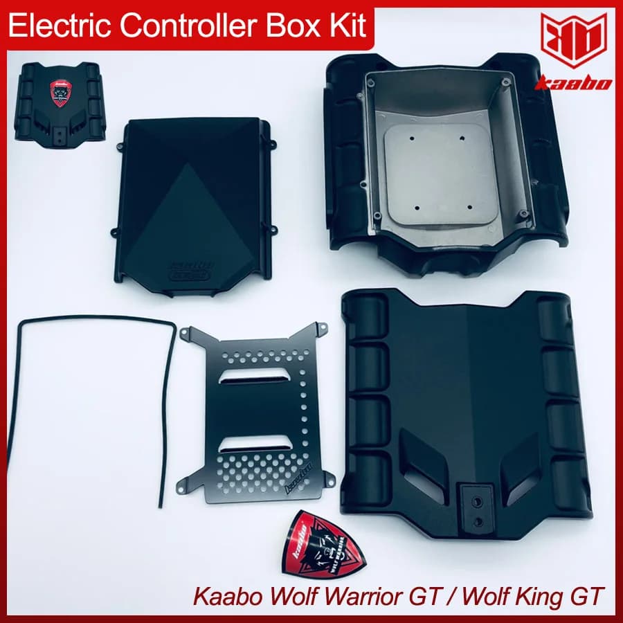 Wolf GT Kit Controller elettrico Kit coperchio staffa Logo Cover parti originali per Kaabo Wolf Warrior Wolf King GT Scooter elettrico