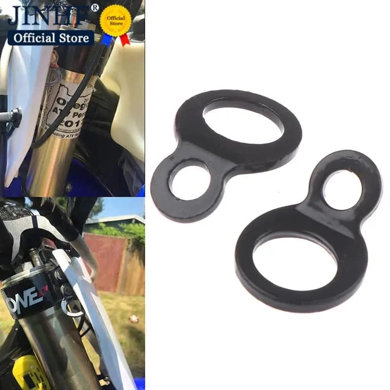 1 paio di anelli per cinghia di ancoraggio per moto Dirt Bike ATV UTV Attaccare anelli per cinghia di ancoraggio in acciaio inossidabile