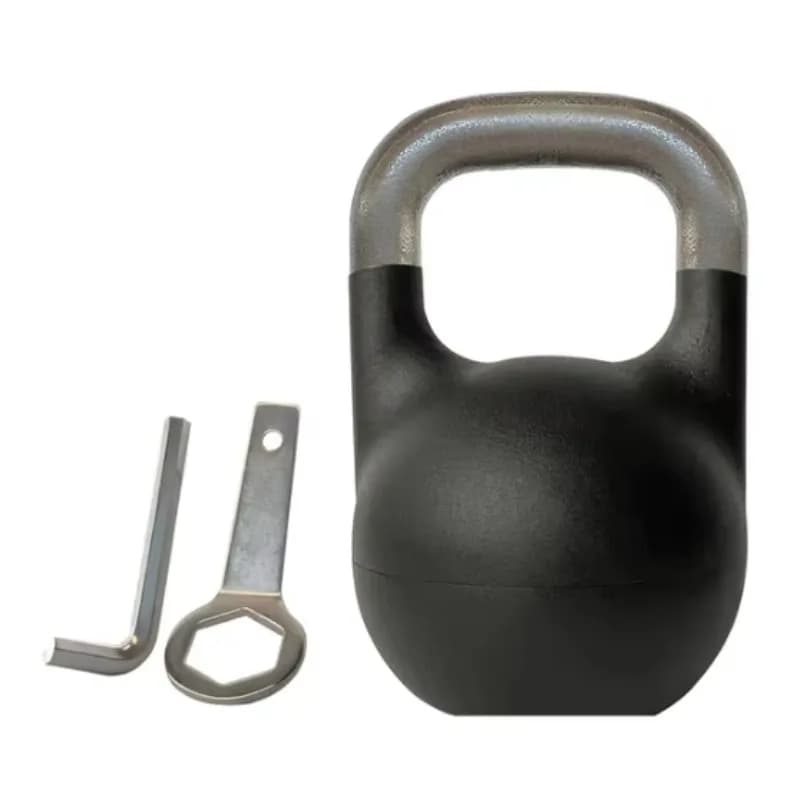 Functional Fitness Adjustable Steel Kettlebell - Portable and Resistant