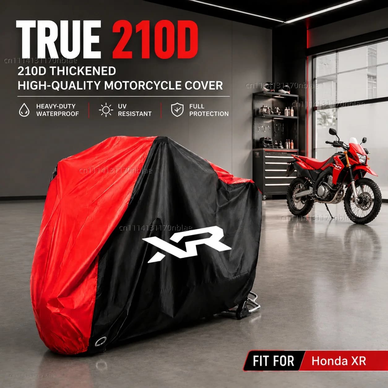 For Honda XR230MOTARD XR 230 250 400 125 2005-2012 210D Motorcycle Cover Waterproof Dustproof UV Protection Moto Rain Cover