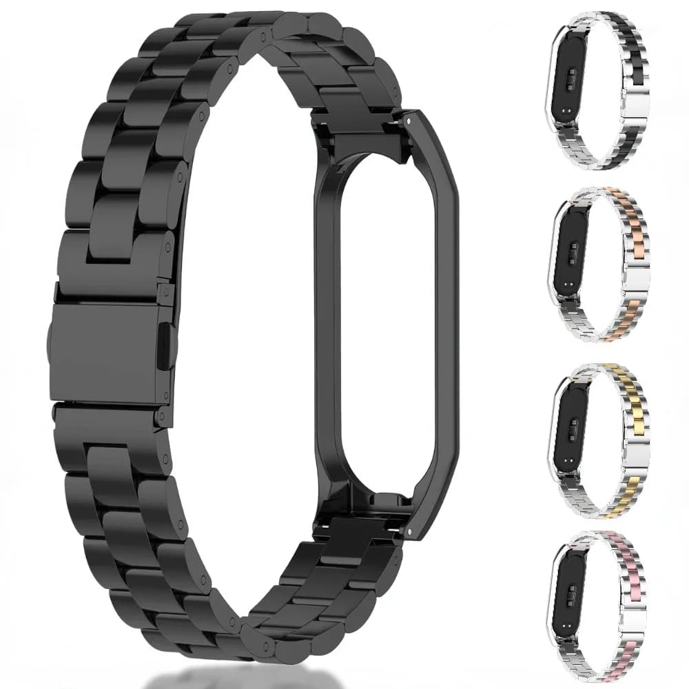 Cinturino in acciaio inossidabile per Xiaomi Mi Band 10 9 8 7 6 5 4 Cinturino in metallo per Mi Band 8 Bracciale Mi Band 9 8 Mi 7 6 5 Accessori