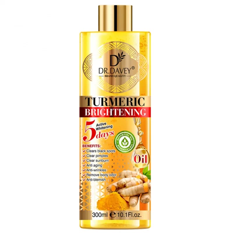 Dr. Davey 300 ml body oil, moisturizing and nourishing for the skin, with a great capacity of oil for the whole body, body and face.