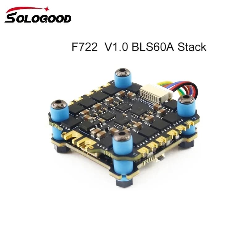 SoloGood F722 Stack ICM42688P F722 Flight controller BLHELI S 60A 4in1 ESC 30.5X30.5mm 2-6S for drone parts FPV Freestyle