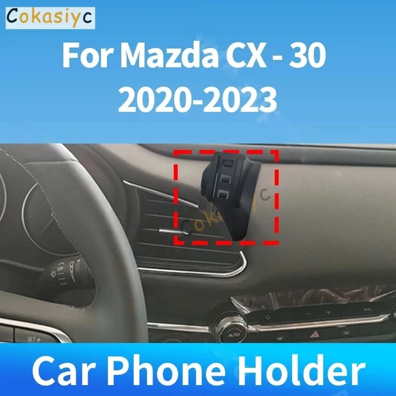 For Mazda CX - 30 2020 2021 2022 2023 Car Phone Holder Special Fixed Bracket Wireless Charger For Car Auto Interior Accessories