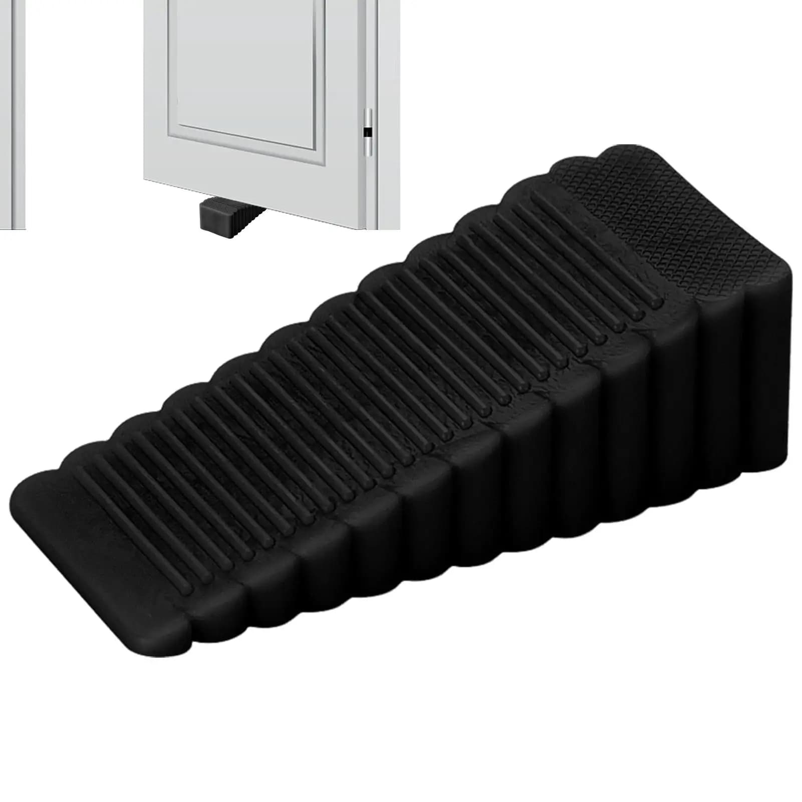Door Stop Stoppers Block Wedge Doorstops Door Stopper Home Door Rear Retainer Anti-collision Stop Sturdy Stackable Door Stops