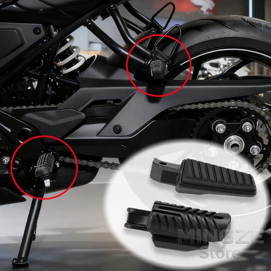 Moto Anteriore Posteriore Set Poggiapiedi Pedali antiscivolo Resto Pedane Kit di Montaggio Per CFMOTO 250SR 300SR CF250-6 MY22 CF250SR sr250