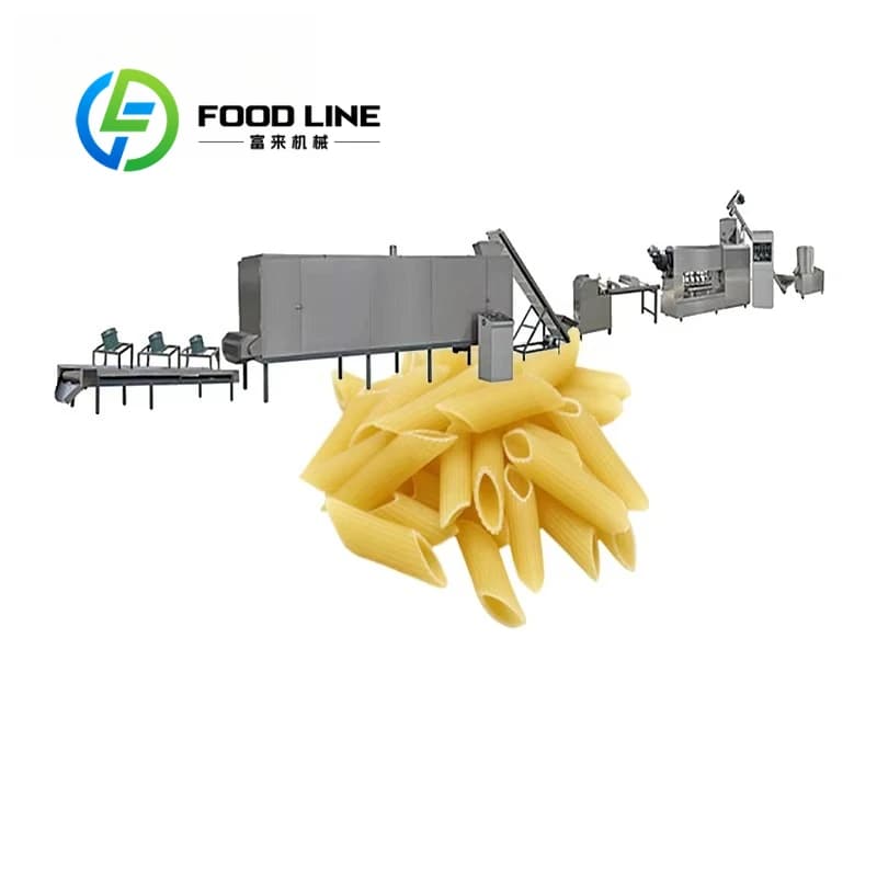 Linea di produzione automatica per pasta Macchina per fare macaroni Macchina confezionatrice per macaroni