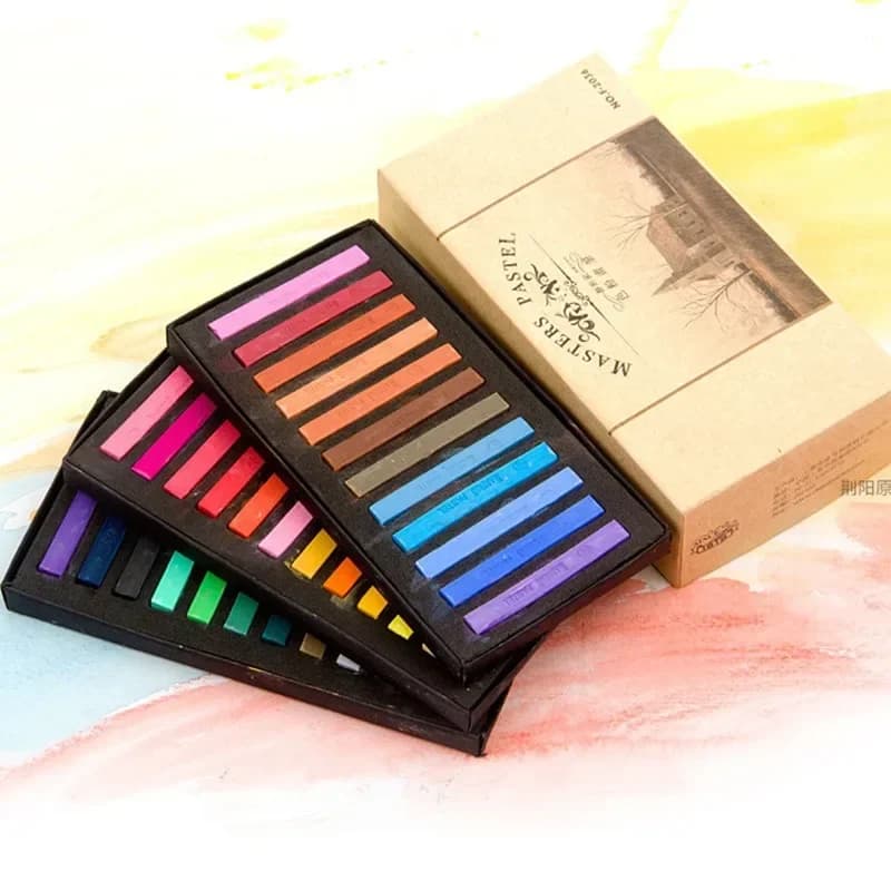 Artist Soft Oil Pastel Set 12/24/36/48 Colors Professional Painting Drawing Graffiti Crayons Students Beginner Art Stationery