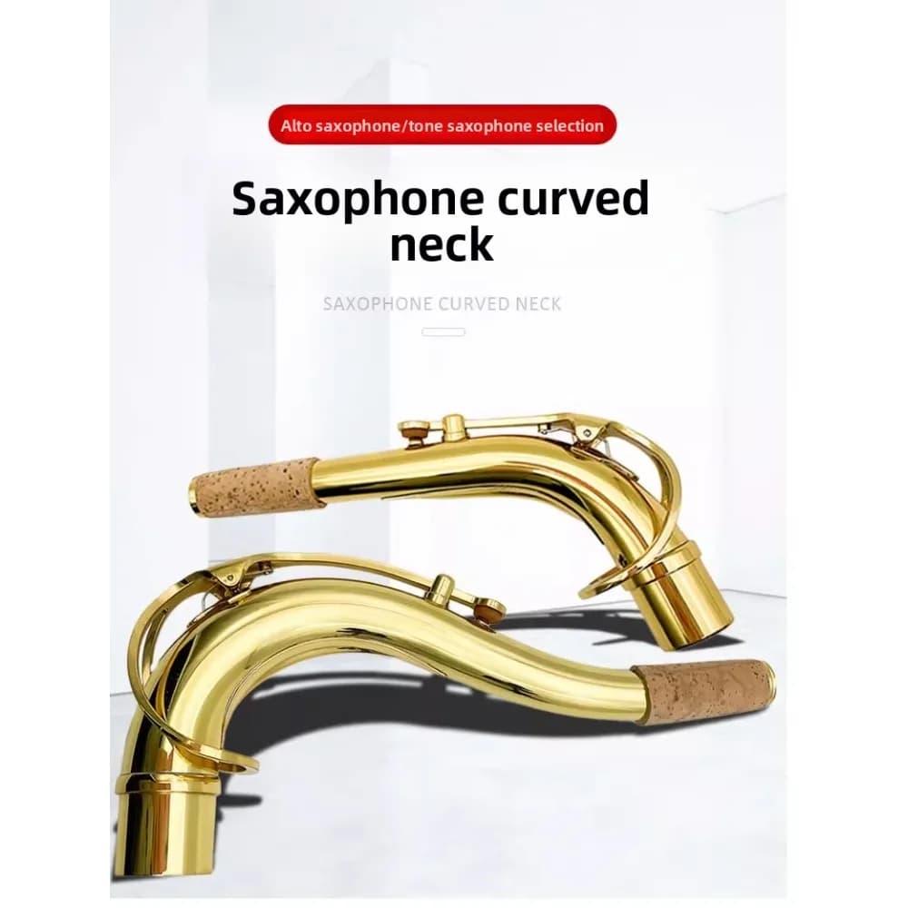 E flat alto B flat tenor saxophone bent neck mouthpiece pipe blowing mouthpiece copper neck pipe neck pipe instrument accessorie