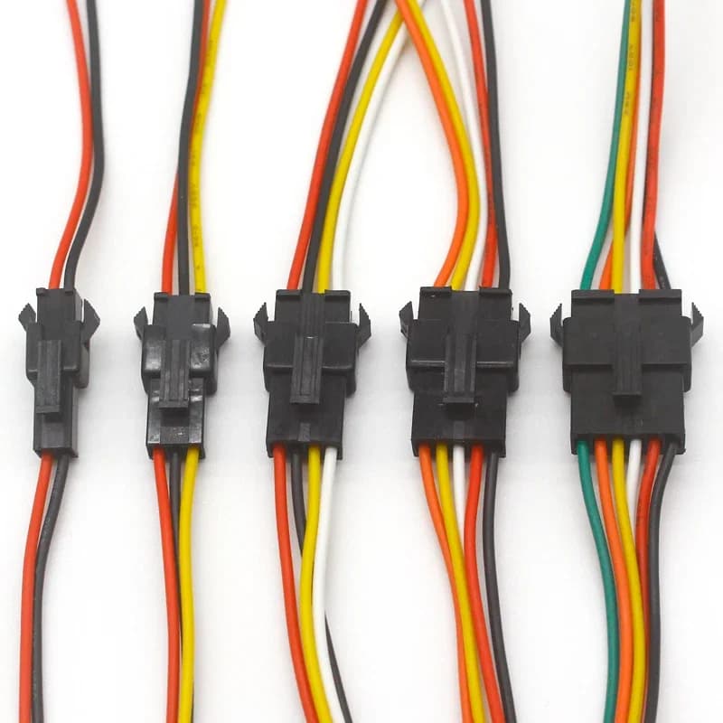 5 paia-100 paia 3 pin 4 pin 5 pin 6 pin JST LED connettori, connettore maschio e femmina per 3528 5050 RGB RGBW RGBWW LED Strip light