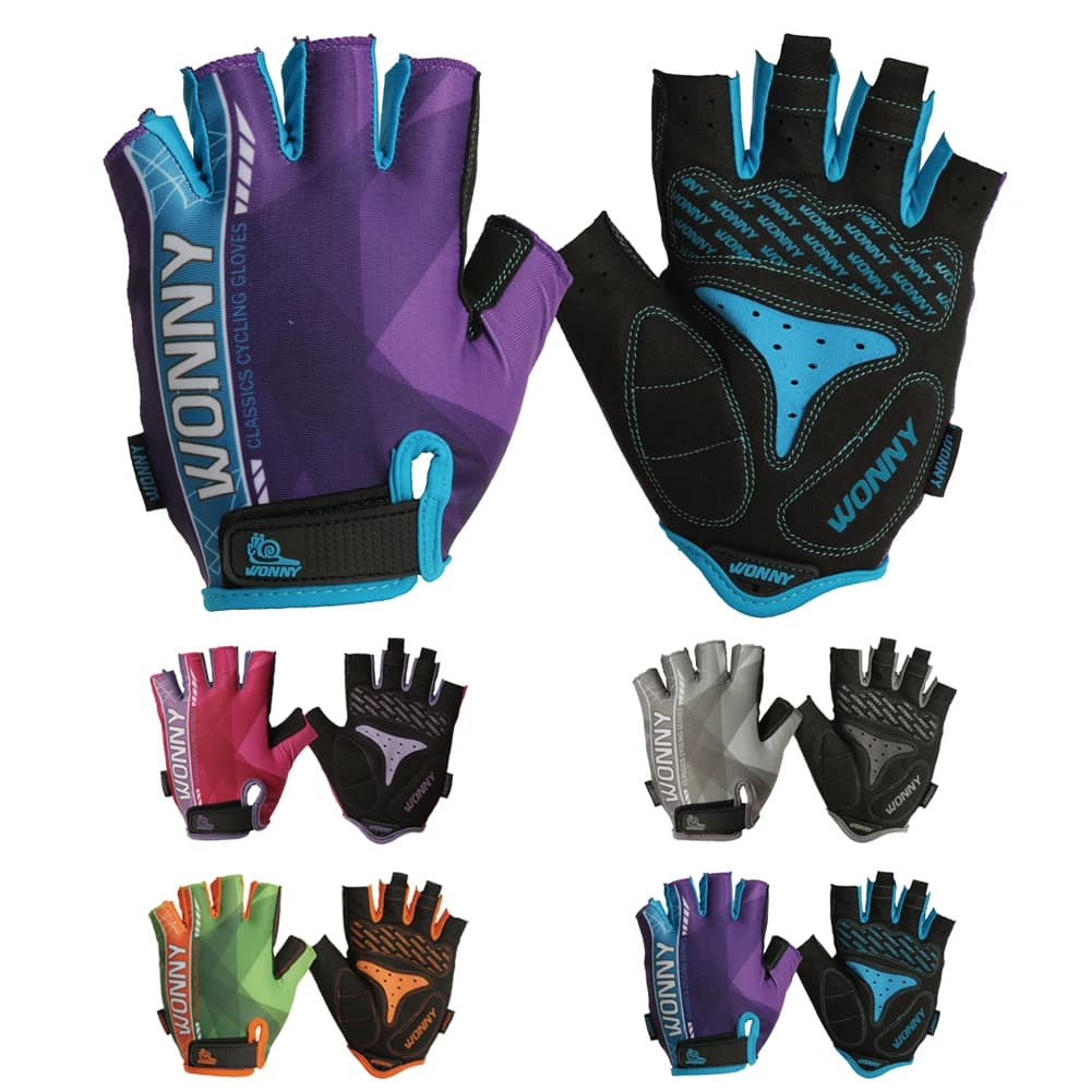 Men's Cycling Gloves Women's Cycling Gloves Half fingers Road Bike MTB Anti-slip Shock Gloves for Fitness Outdoor Sports
