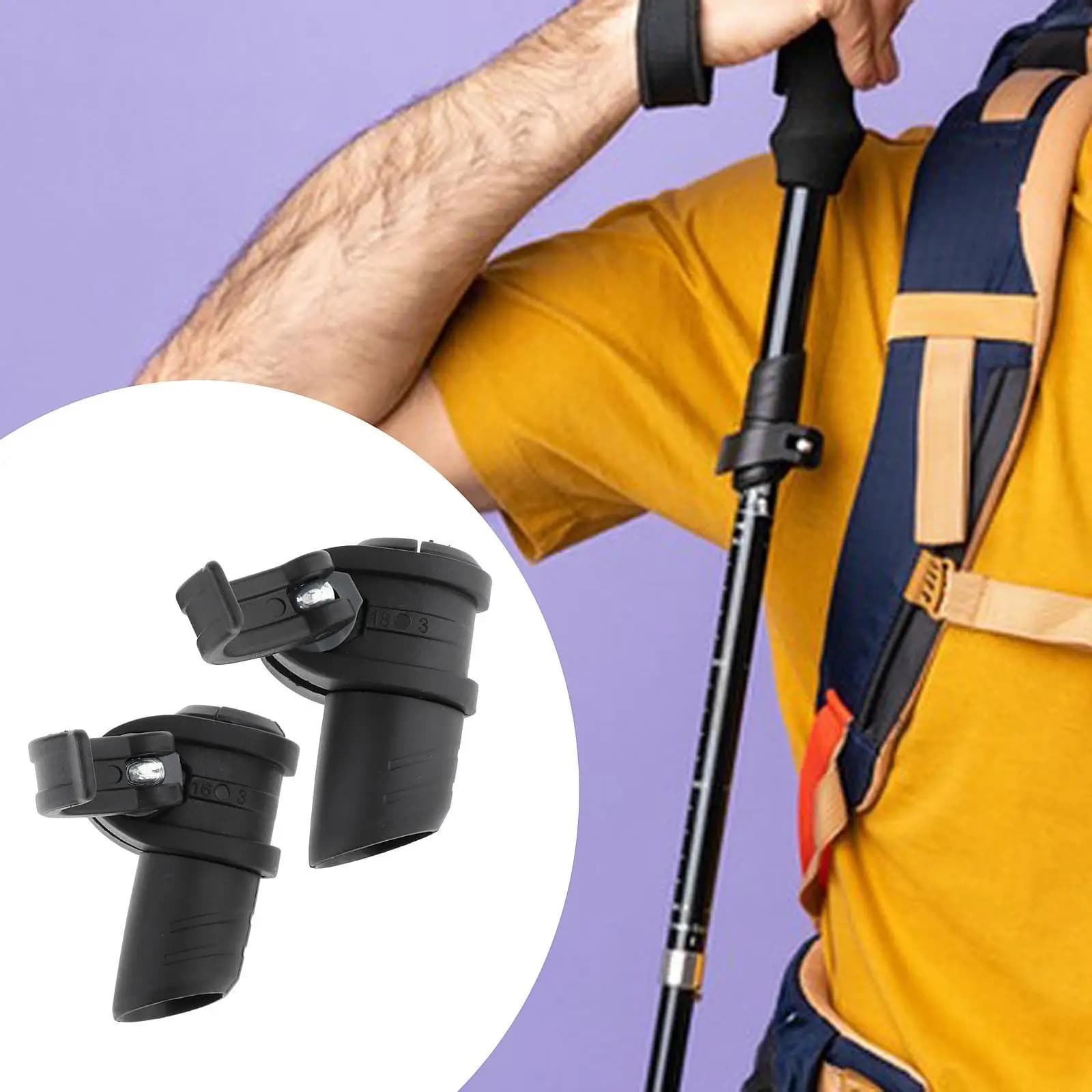 Trekking Pole Lock Replacement Flip Lock Clasp Portable Stick Buckle for Mountaineering Walking Poles