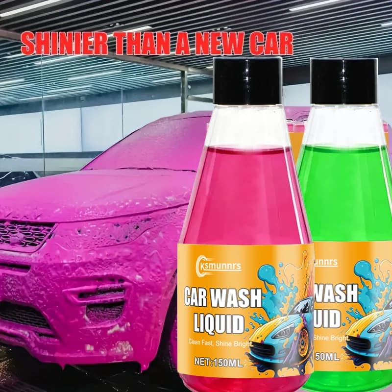 Cera per autolavaggio in schiuma rosa ad alta concentrazione 1:100: protezione della vernice con formula a pH neutro, non danneggia l'auto, adatta a tutti i modelli di vernice