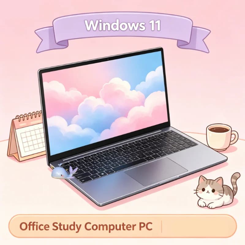 16GB DDR4 RAM 2TB SSD Premium 14.1 Inch Ultra Thin Laptop 2026 Win11 Intel I9-9880H Portable Business Notebook