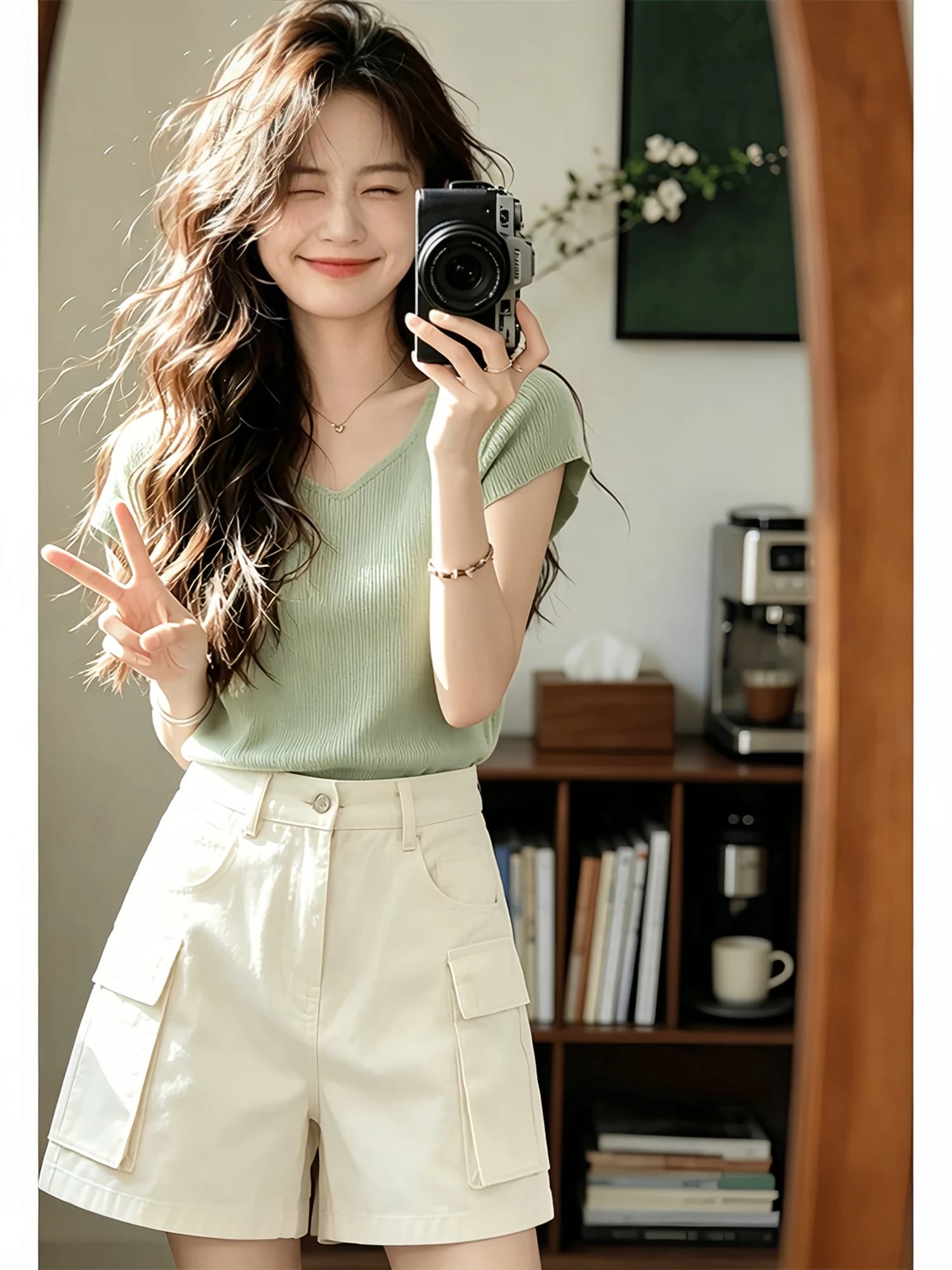 Salt Series Casual High Waist Short Skirt Set Women's Summer New Fashion Slimming Two-Piece Suit Comfortable Breathable T-Shirt