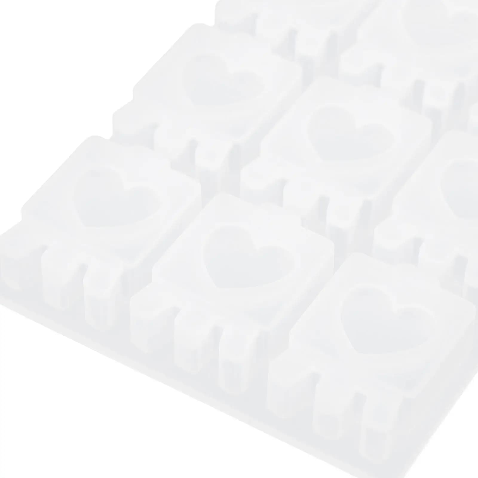 Stampo in Silicone a Forma di Cuore Mini per Cornici in Resina Epossidica, Flessibile per Creazioni Fai-da-Te e Realizzazione di Cornici Fotografiche