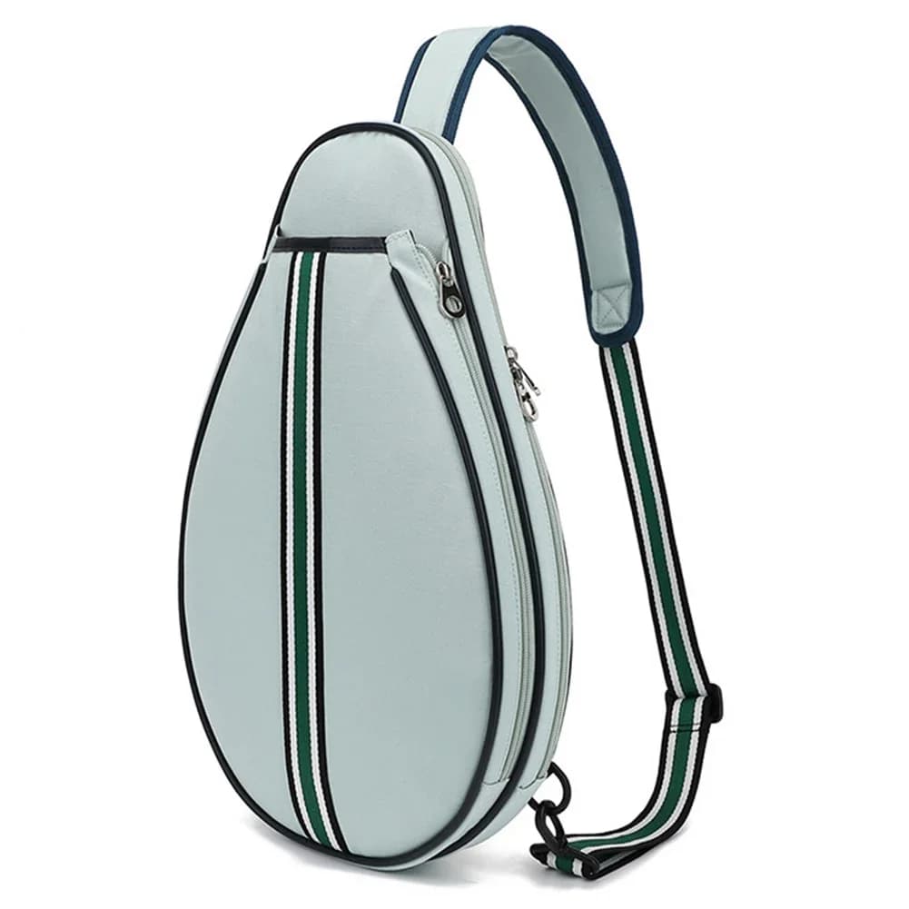 Borsa da viaggio giornaliera a tracolla, borsa da tennis, borsa per racchette da badminton, custodia professionale per racchette da tennis, resistente alla pioggia e al sudore