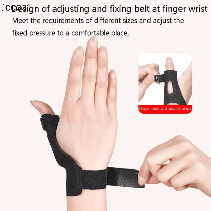 Fascia per Polso con Stabilizzatore per Pollice, Tendinite, Dito a Grilletto, Tala per Pollice, Dolore da Artrite, Supporto per Pollice e Mano〔CC33〕